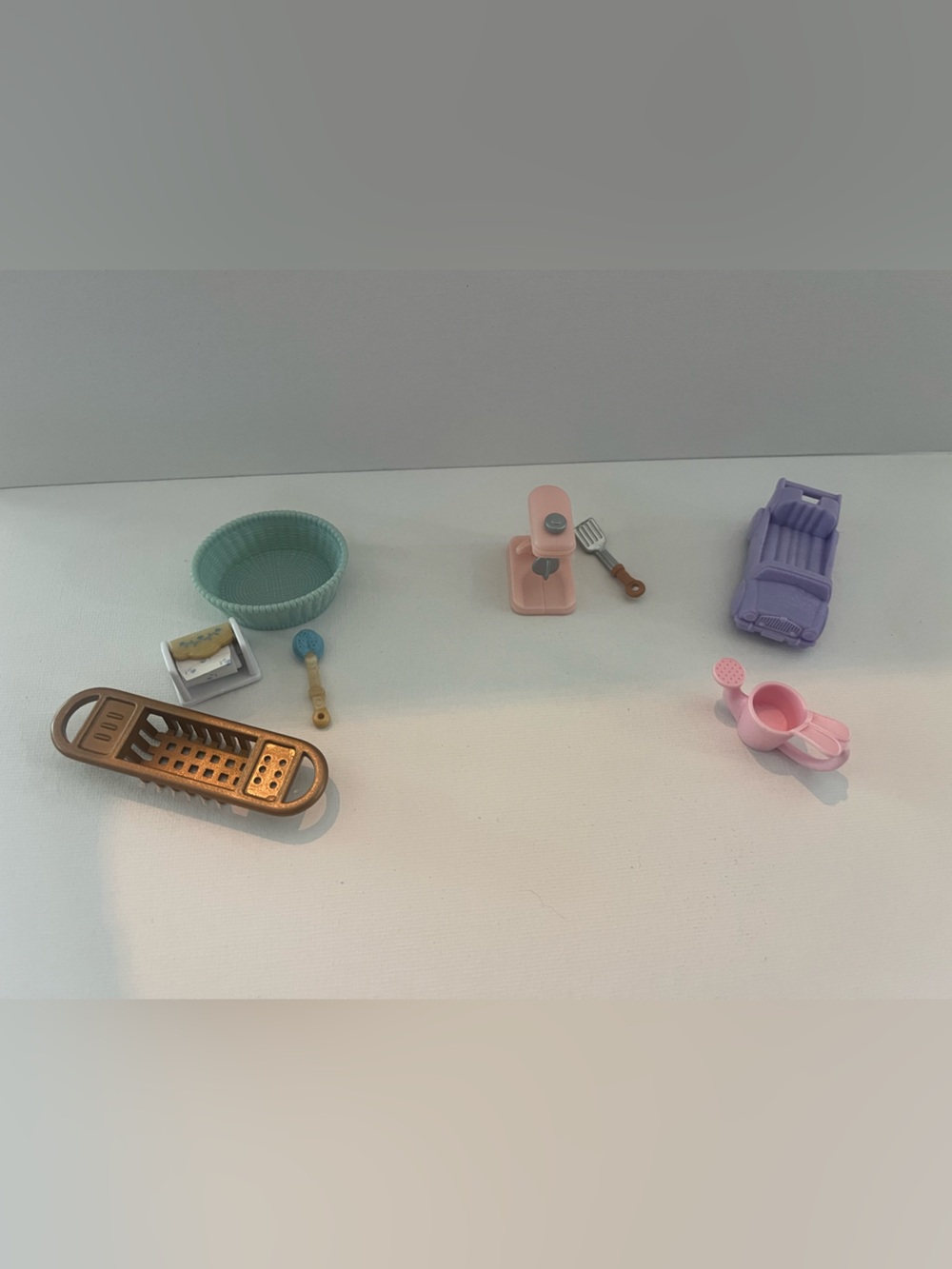 Calico Critters Mixed Accessory Lot Bathroom Kitchen replacement